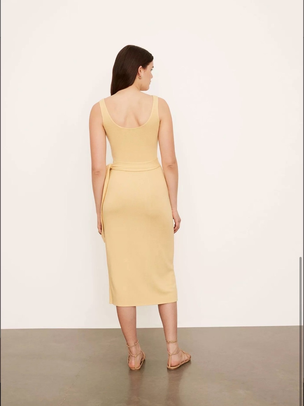 Vince Sleeveless Wrap Midi Dress - Picture 5 of 11
